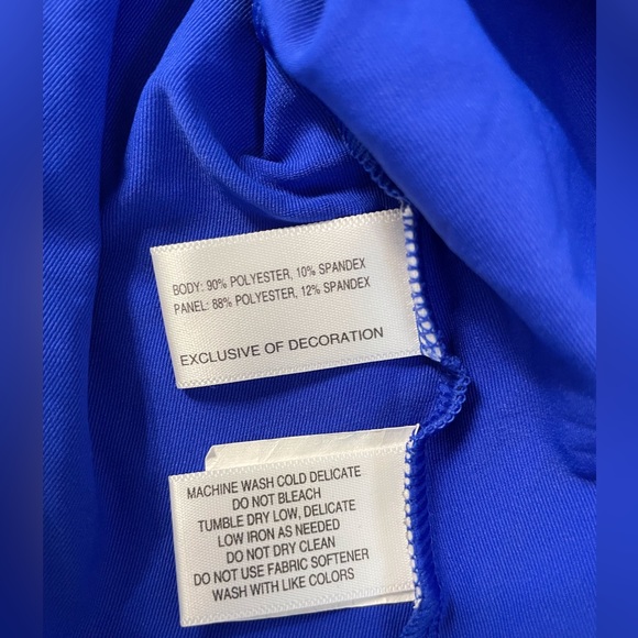 NWT, Annika Blingy Royal Blue 1/4-Zip Pullover - Picture 9 of 9